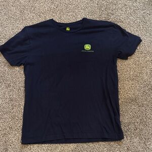 John Deere Dark Blue Tee with Green Logo